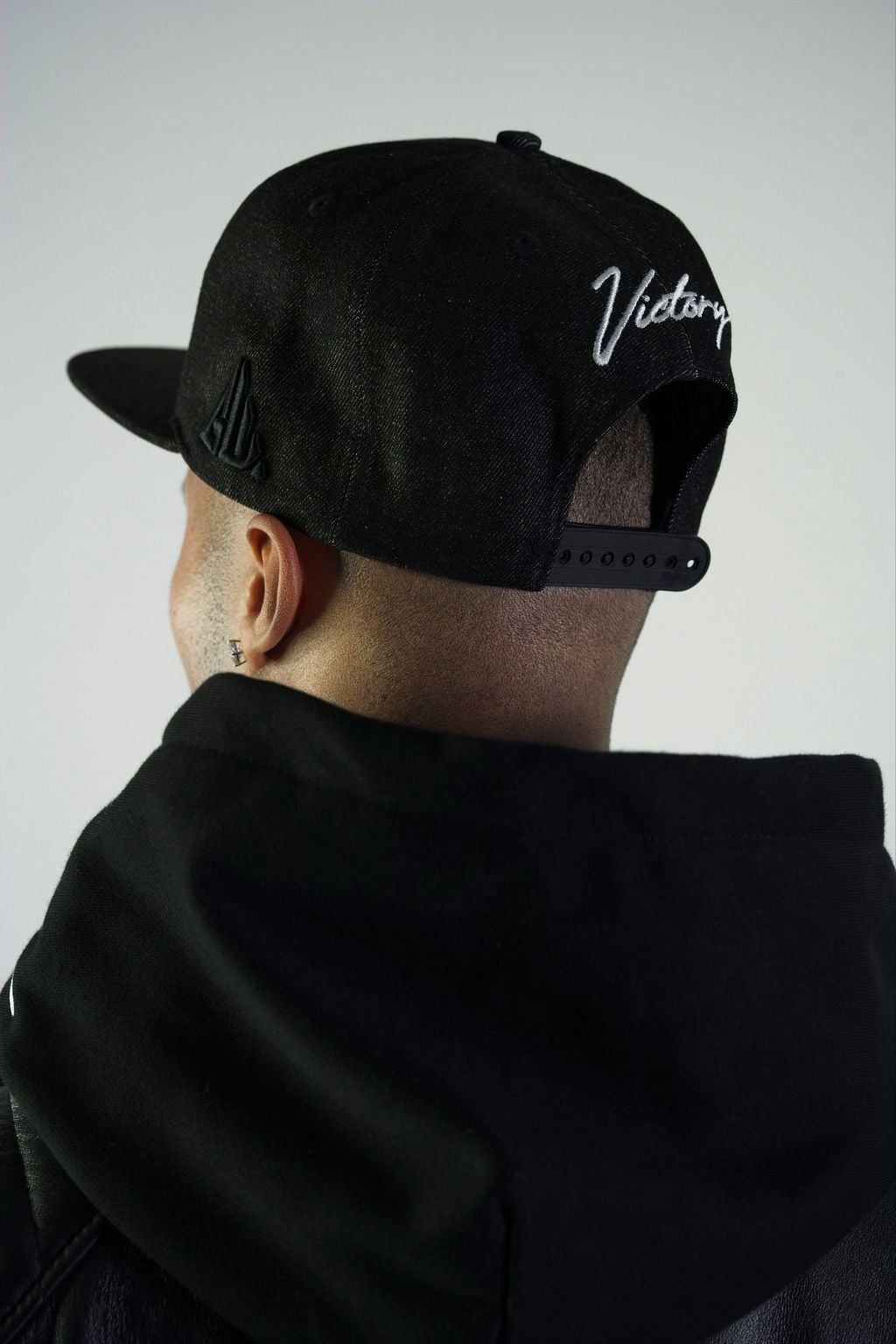Black Denim Victory Snapback
