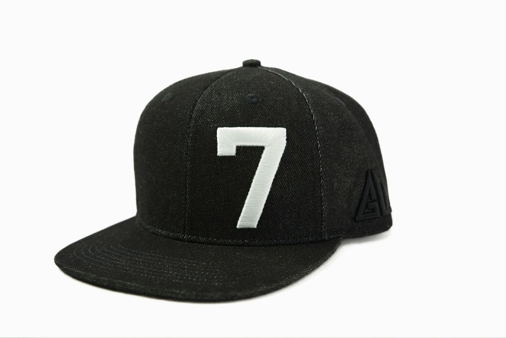 Black Denim Victory Snapback